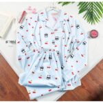 بجامة للصبايا لون أزرق شتوية من Sami Boutiqe