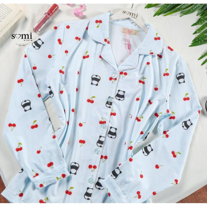 ⁦بجامة للصبايا لون أزرق شتوية من Sami Boutiqe⁩ - الصورة ⁦2⁩