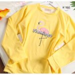 ⁦بجامة للصبايا لون أصفر شتوية من Sami Boutiqe⁩ - الصورة ⁦5⁩