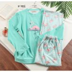 ⁦بجامة للصبايا لون أخضر شتوية من Sami Boutiqe⁩ - الصورة ⁦2⁩