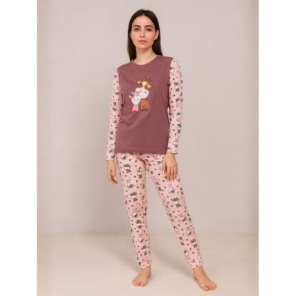 بجامة للصبايا لون نهدي شتوية من Sami Boutiqe