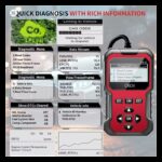 ⁦فاحص كمبيوتر سيارة مع شاشة وتحكم OBD تحديث 2025⁩ - الصورة ⁦2⁩