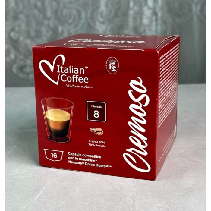 ⁦16 Capsule compatibili Nescafè Dolce Gusto Cremoso Italian Coffee⁩ - الصورة ⁦2⁩