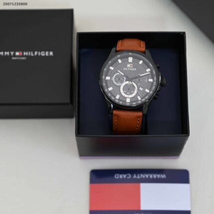 ساعة اللون اسود من ماركة FJ مع كفالة سنتين ضد تغير اللون