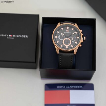 ساعة اللون بني من ماركة FJ مع كفالة سنتين ضد تغير اللون