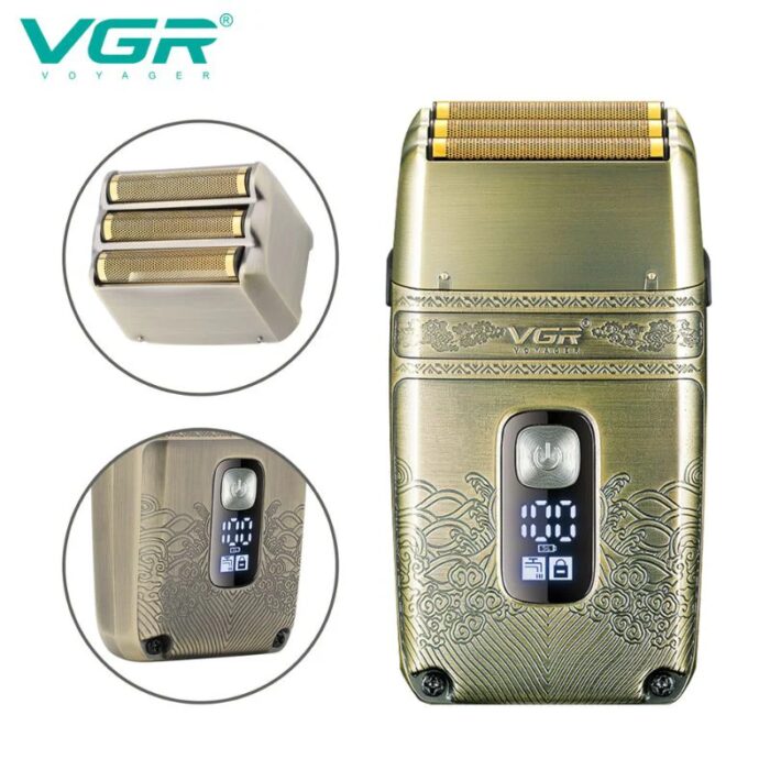 ⁦VGR V-335 Professional Foil Shaver For Men Pocket Sized Design⁩ - الصورة ⁦4⁩