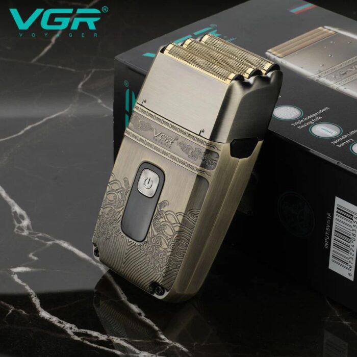 ⁦VGR V-335 Professional Foil Shaver For Men Pocket Sized Design⁩ - الصورة ⁦5⁩