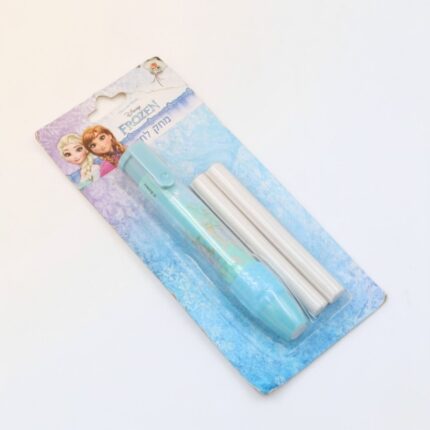 قلم ممحاة بتصميم فروزن ديزني مع 3 محايات