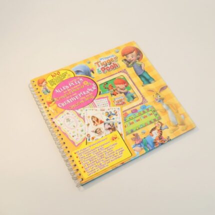 ألبوم ستكرات Tigger&pooh أربع صفحات ستيكر مع صفحات إضافية للرسم