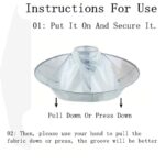 ⁦مظلة كيس قص حلاقة الشعر مصنوعة من مواد مقاومة للماء مثالية للاستخدام المنزلي او في صالونات الحلاقة⁩ - الصورة ⁦4⁩