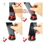 ⁦حامل هاتف للسيارة قابل للدوران 360 درجة يثبت على تابلو السيارة⁩ - الصورة ⁦5⁩