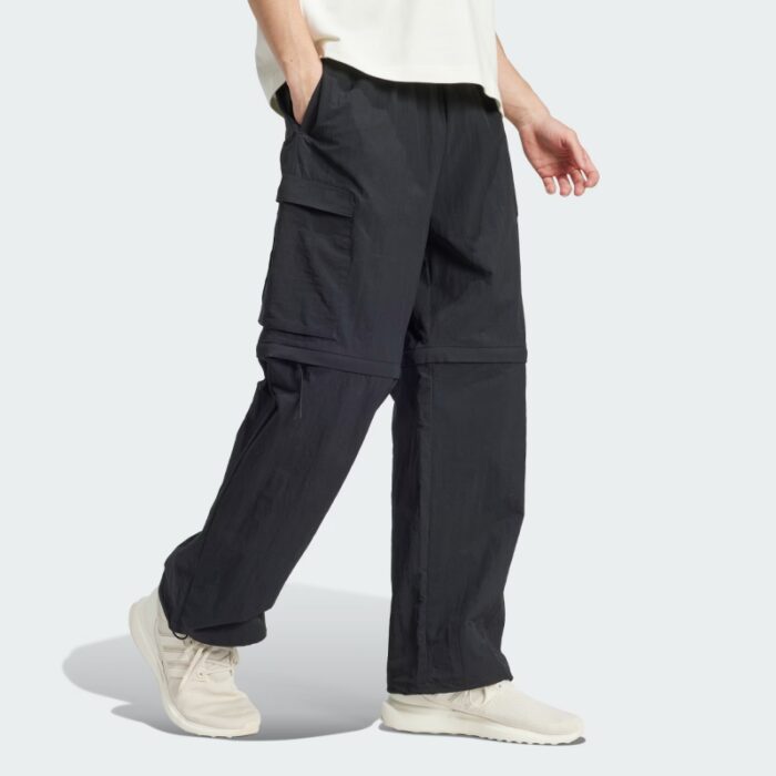 ⁦adidas Men's City Escape Premium Zip-Off Cargo Pants-Black⁩ - الصورة ⁦3⁩