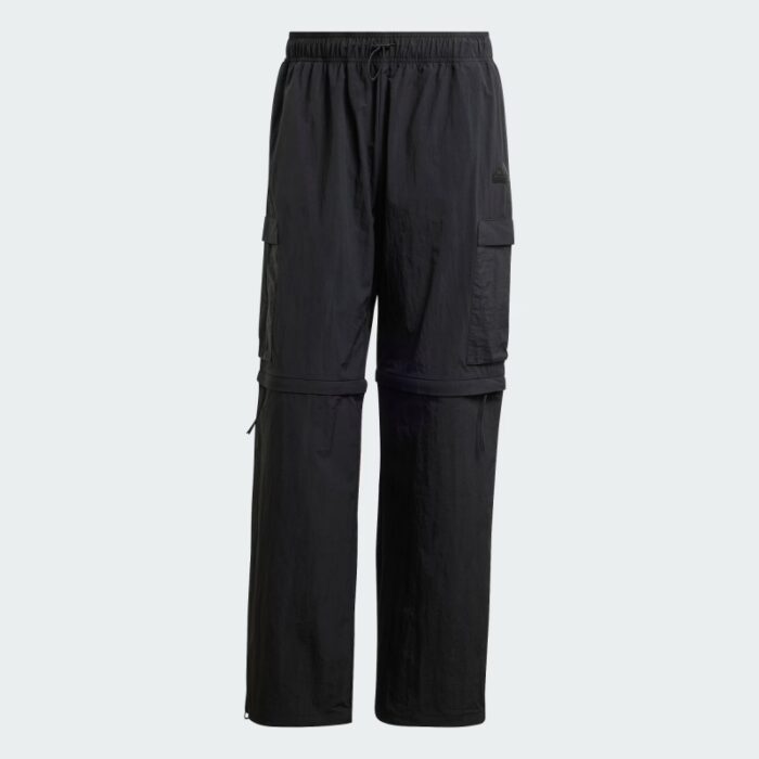 ⁦adidas Men's City Escape Premium Zip-Off Cargo Pants-Black⁩ - الصورة ⁦4⁩