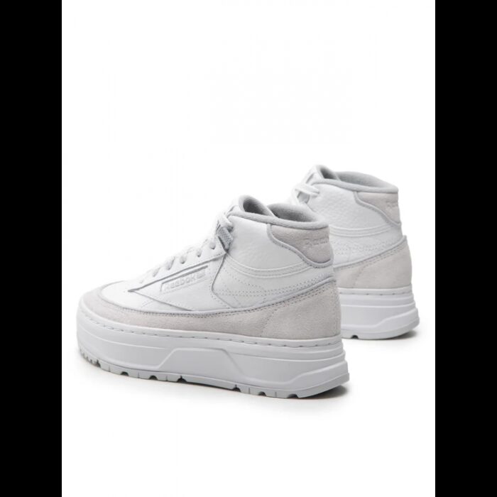 ⁦Reebok Unisex' Club C Geo Mid Shoes- White⁩ - الصورة ⁦4⁩