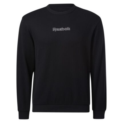 Reebok Mens' RI VS WAFFLE CREW Sweatshirt - Black