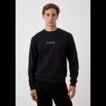 ⁦Reebok Mens' RI VS WAFFLE CREW Sweatshirt - Black⁩ - الصورة ⁦2⁩