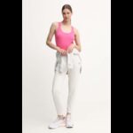 ⁦Reebok Women's RI FRENCH TERRY Pants- Silver⁩ - الصورة ⁦2⁩
