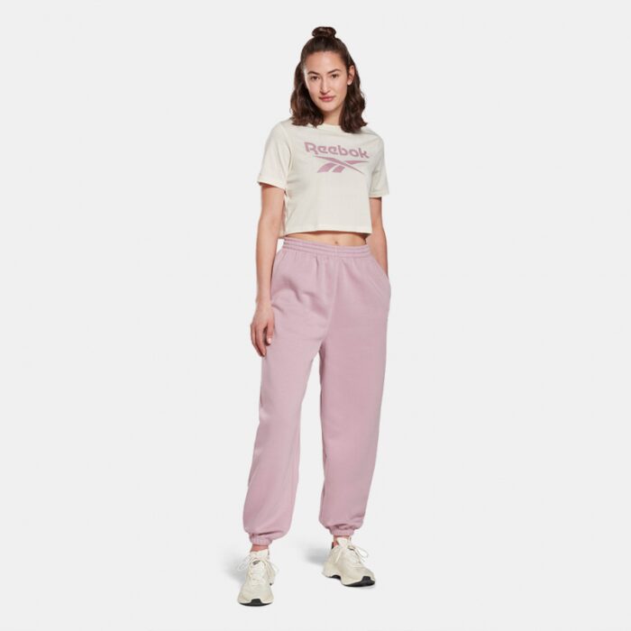 ⁦Reebok Women's Studio Knit Joggers- Pink⁩ - الصورة ⁦5⁩