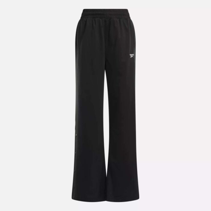 ⁦Reebok Women's Flare High Rise Pants- Black⁩ - الصورة ⁦5⁩