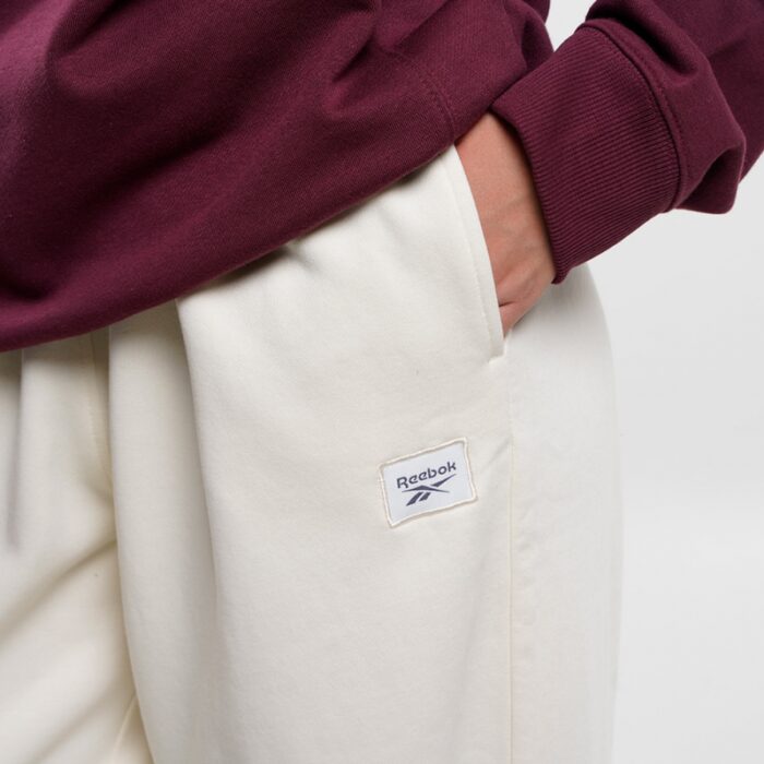 ⁦Reebok Women's Classic Track Pants- White⁩ - الصورة ⁦3⁩