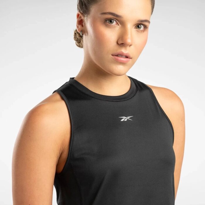 ⁦Reebok Women's Running Speedwick Tank -Black⁩ - الصورة ⁦6⁩