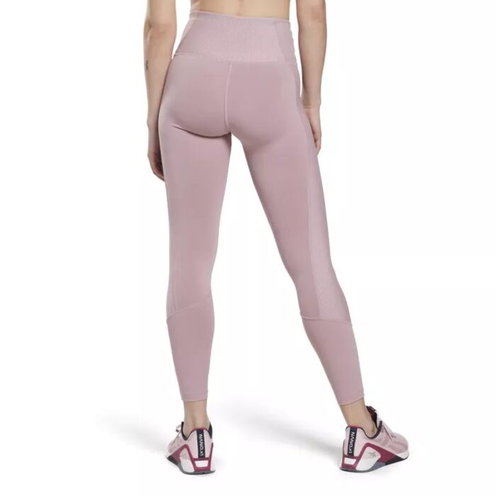 ⁦Reebok Women's Seasonal HR Tight- Black⁩ - الصورة ⁦2⁩