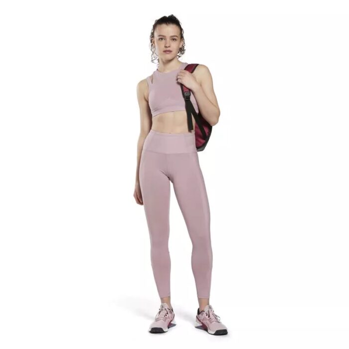 ⁦Reebok Women's Seasonal HR Tight- Black⁩ - الصورة ⁦3⁩