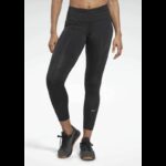 Reebok Women's Knit FITNESS HR Tight- Black