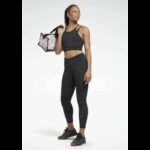 ⁦Reebok Women's Knit FITNESS HR Tight- Black⁩ - الصورة ⁦5⁩