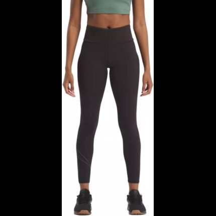 Reebok Women's Lux Bold Graphic Tight- Black