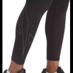 ⁦Reebok Women's Lux Bold Graphic Tight- Black⁩ - الصورة ⁦3⁩