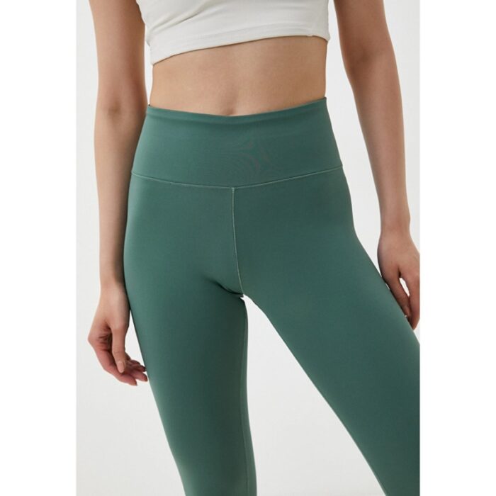 ⁦Reebok Women's Lux Bold Graphic Tight- Green⁩ - الصورة ⁦4⁩