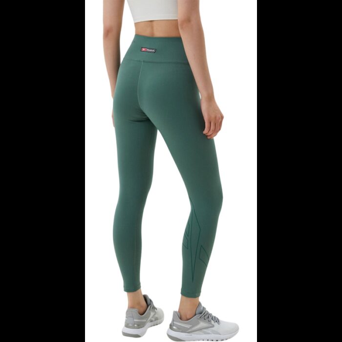 ⁦Reebok Women's Lux Bold Graphic Tight- Green⁩ - الصورة ⁦7⁩