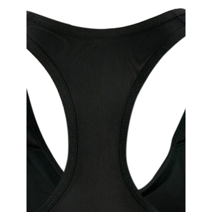 ⁦Reebok Women Lux Bold Racer Bra- Black⁩ - الصورة ⁦3⁩