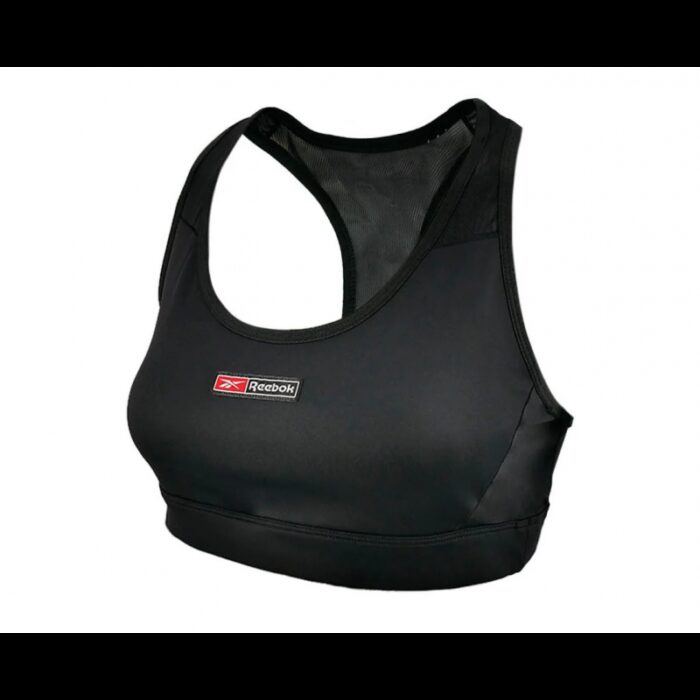 ⁦Reebok Women Lux Bold Racer Bra- Black⁩ - الصورة ⁦4⁩