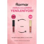 أحمر شفاه سائل مرطب درجة 019 حجر وردي 4.5 مل من فلورمار Silk Matte Liquid Lipstick