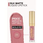 ⁦أحمر شفاه سائل مرطب درجة 019 حجر وردي 4.5 مل من فلورمار Silk Matte Liquid Lipstick⁩ - الصورة ⁦2⁩