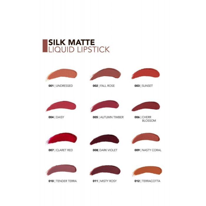 ⁦Silk Matte Liquid Lipstick - 004 Daısy by Flormar أحمر شفاه⁩ - الصورة ⁦3⁩