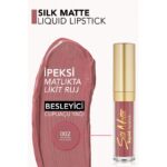 Silk Matte Liquid Lipstick - 002 FALL ROSE by Flormar أحمر شفاه