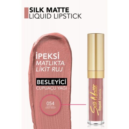 Silk Matte Liquid Lipstick - 054 Daıly Must