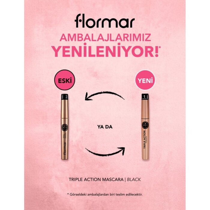 ⁦ماسكارا ثلاثية المفعول من فلورمار Triple Action Mascara⁩ - الصورة ⁦4⁩