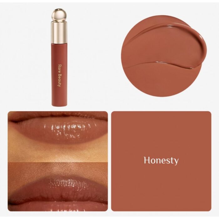 ⁦Rare Beauty by Selena Gomez Soft Pinch Tinted Lip Oil Honesty أحمر شفاه من رير⁩ - الصورة ⁦2⁩