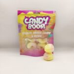 حلوى حلقات الخوخ مجفف بالتبريد