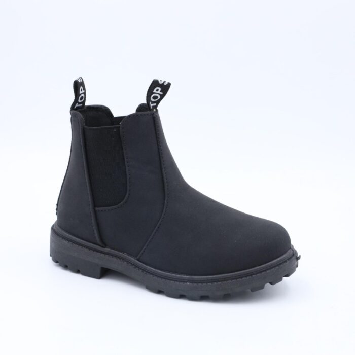 ⁦بسطار ولادي لون أسود⁩ - الصورة ⁦2⁩