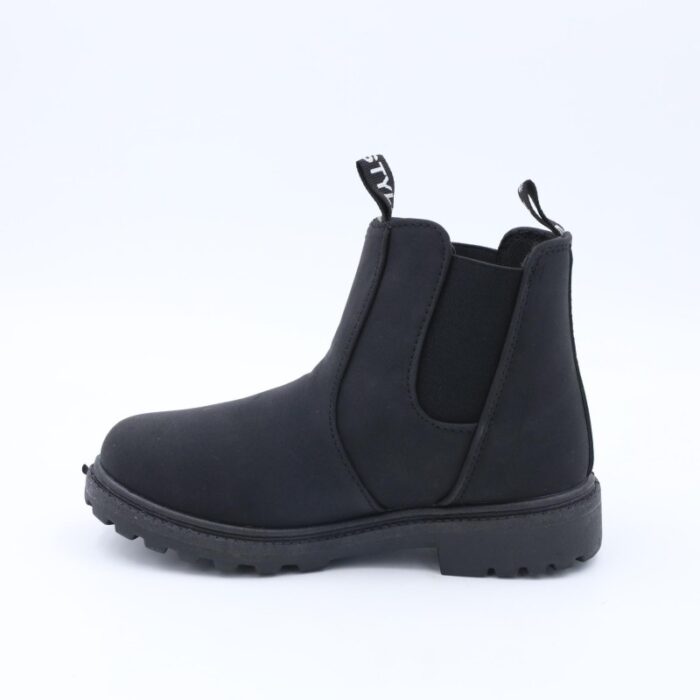 ⁦بسطار ولادي لون أسود⁩ - الصورة ⁦4⁩