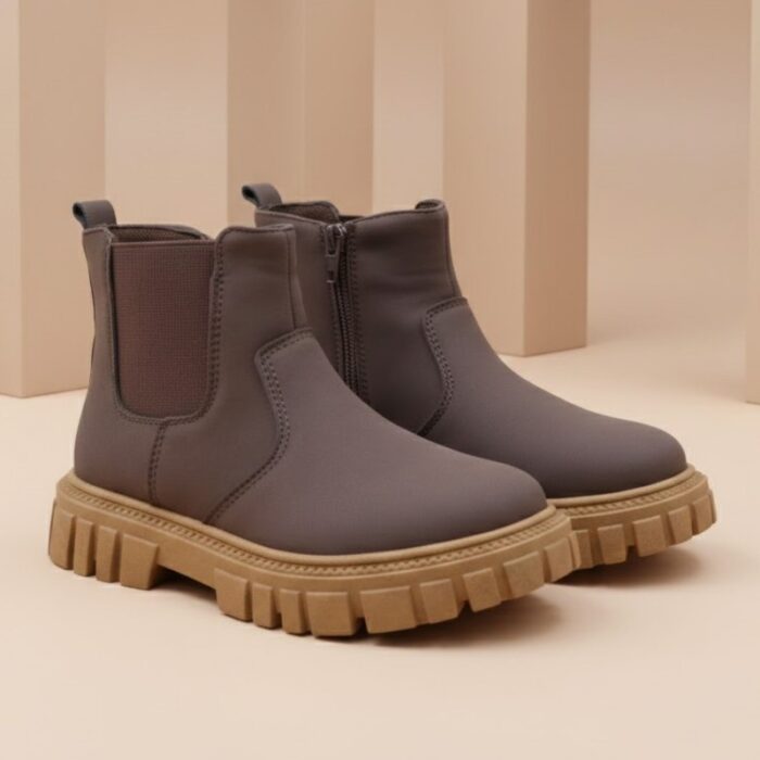 ⁦بسطار ولادي لون بني⁩ - الصورة ⁦6⁩