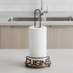 ⁦ستاند محارم مطبخ - قاعدة خشب⁩ - الصورة ⁦2⁩