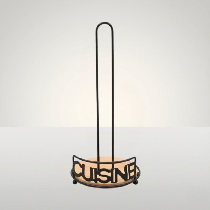 ⁦ستاند محارم مطبخ - قاعدة خشب⁩ - الصورة ⁦3⁩