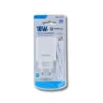 ⁦شاحن تايب سي سريع 18 واط عظمة + وصلة ماركة كاكوسيجا العالمية⁩ - الصورة ⁦2⁩