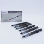 ⁦قلم حبر سائل اسود snowhite 0.5⁩ - الصورة ⁦3⁩